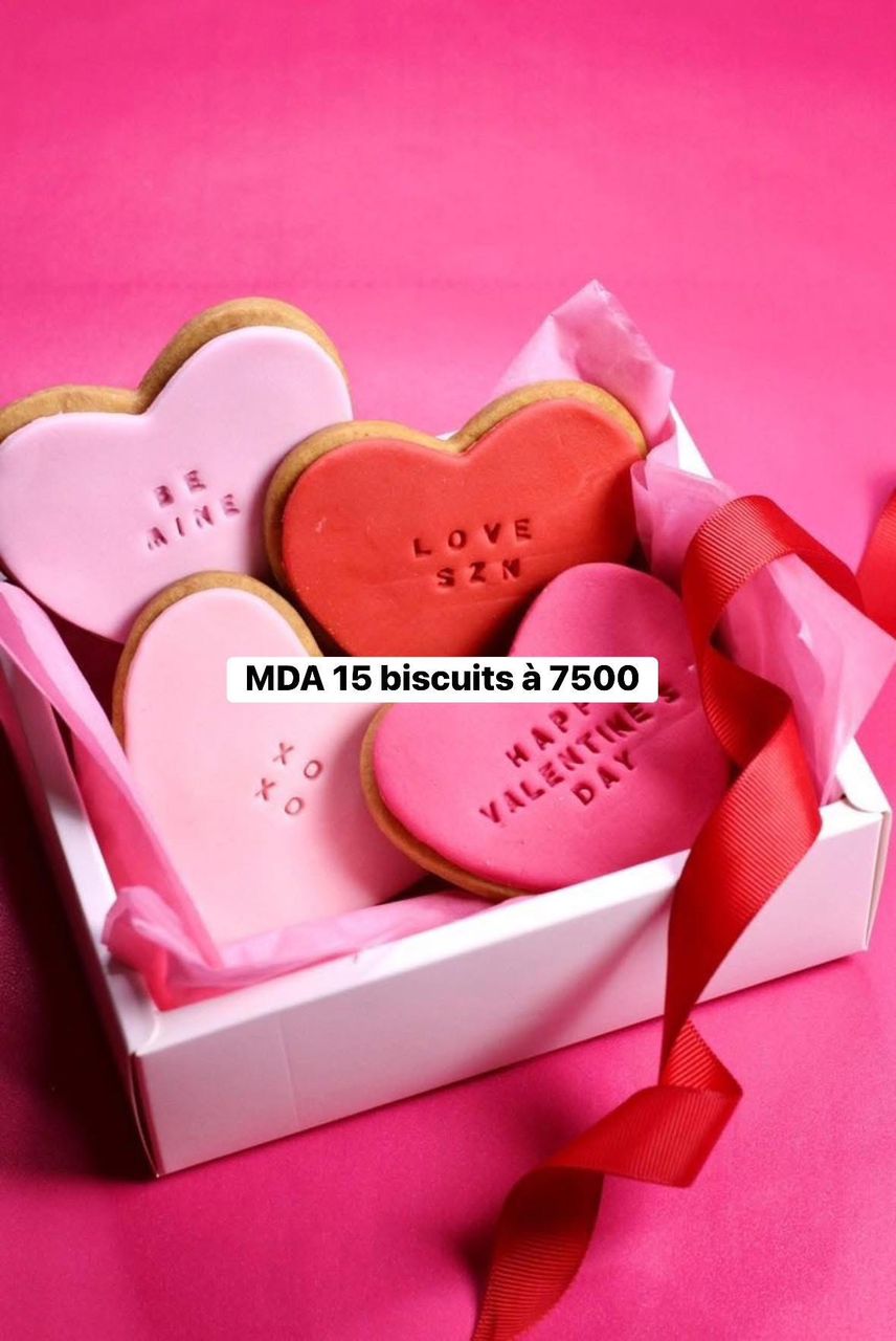 Biscuits Cœurs Saint-Valentin