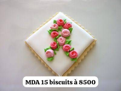 Biscuits Roses & Tige